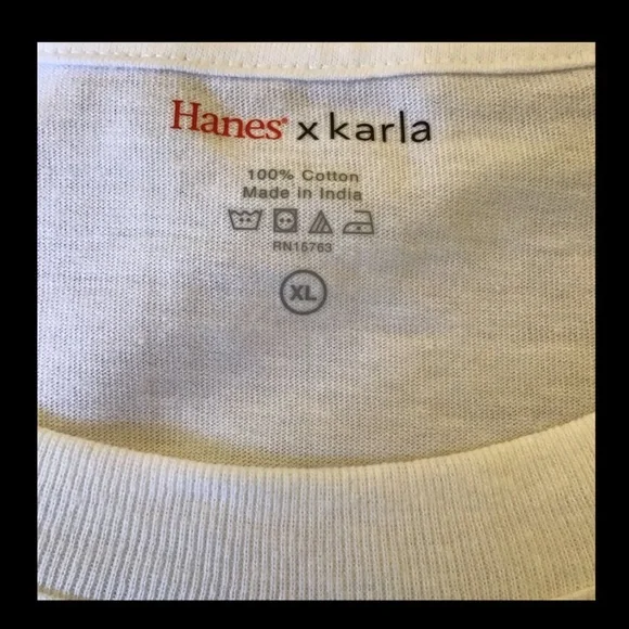 Hanes X Karla “The Sleeveless Crop” Tee (NWT) (Size: XL) - Picture 8 of 11